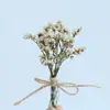 Mini Ramo de Flores Secas Transfronterizo de 12 cm Novia Dama de Honor Ramillete de Boda Decoración de Caja de Regalo Flor Eterna Recuerdo