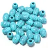 Cuentas de ábaco de acrílico de color sólido agrietadas con agujero grande para pulsera de cuentas DIY, collar, accesorios para cadena de mano, bolso