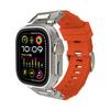 Adecuado para Apple Watch Ultra Generación 987654321 Explorer Patrón Mecánico Música Correa de Reloj de Silicona