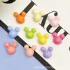 Glitter Fino Macaron Coração Torto Coração de Pêssego Perolado Grampo de Cabelo Completo Pegador Material DIY Acessórios de Resina Aplique