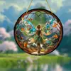 1 atrapasol clásico de acrílico de bosque mágico de hadas hecho a mano con cristal colgante decoración fantástica para vacaciones