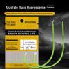 Novo fluxo de produto fluorescente farpado amarelo embalagem anzol explosivo a granel gancho para anzol pesca pesca atacado
