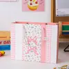 Sacolas de presente da moda e estilosas para presentes de feriado, embalagem de presentes, sacolas de mão, armazenamento conveniente para itens do dia a dia, sacolas de papel ecológicas