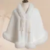 Nuevo chal chino cheongsam capa diaria versátil elegante engrosada estilo República de China primavera y primavera capa de felpa de piel sintética