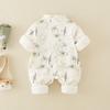 Ropa de Bebé Otoño e Invierno Nuevo Mono Delgado de Algodón para Niños y Niñas Bebé Estilo Chino Acolchado de Algodón Grueso Ropa de Kayak para Escalar Fuera del Camino
