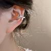 Lujo Ligero Arete Clip de Oreja de Mariposa de Alta Gama para Hombre Estrella Aretes Nicho Clip de Oreja Aretes Nuevo Llegada Verano 2024 para Mujer