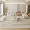Alfombra de Sala de Estar Estilo Japonés Wabi-Sabi de Amazon, Estilo Madera Natural Crema, Alfombra para Sofá de Gama Alta y Mesa de Café, Felpudo para Suelo de Estudio