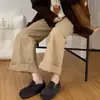 Zapatos Birkenstock de Estilo Coreano Beilixuan con Suela Gruesa Bonita para Mujer 2025 Otoño Nueva Moda Zapatos Sencillos Forrados de Felpa