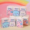 Lenço de Papel Desenho Animado 3 Camadas 8 Unidades 9 Pacotes de Celulose de Madeira Original Portátil Bolsa Pequena Lenço de Papel de Bolso Toalha de Papel