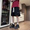 Pantalones cortos deportivos de doble cara con cuentas para el cabello con letras bordadas CE nuevas de primavera y verano de 2024 para hombres y mujeres con venta al por mayor