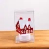 Venda Quente Transfronteiriça Arte em Ferro Pintada Série de Natal Velas Eletrônicas Papai Noel Boneco de Neve Sino Luzes Decorativas de Festival