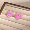 Pendientes Transfronterizos de Estilo Europeo y Americano para Mujer, Diseño Estilo Ins Francés, Pendientes de Acero Inoxidable, Pendientes de Perlas de Alta Gama al por Mayor