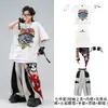Trajes de actuación de street dance para niños, estilo hip-hop, ropa urbana de moda para niños y niñas, ropa elegante para actuaciones en el escenario
