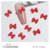 Mini exquisitos pequeños accesorios de decoración para arte de uñas moño accesorios tamaño pequeño corbata de moño resina tridimensional lindo cinta