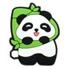 Zueco de Goma Suave de PVC con Forma de Panda Gigante Lindo de Dibujos Animados Hebilla de Zapato Flor Accesorios de Hebilla Decorativa Desmontables
