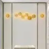 Luminária de Parede Moderna Minimalista de Luxo Criativo para Cabeceira de Quarto Corredor Sala de Estar Parede de Fundo de TV Luminárias Zhongshan