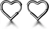 Nuevos Pendientes de Aro con Forma de Corazón Europeos y Americanos 2024 Pendientes de Amor de Moda Joyería para Orejas Casual Joyería Diaria para Fiesta para Mujeres