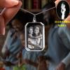 Collar de Cristal Grabado con Láser Grabado Estéreo 3D Retrato Foto de Mascota Colgante Comercio Electrónico Transfronterizo Temu Venta Caliente