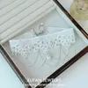 Collar de Encaje con Borlas de Perlas de Gama Alta Estilo Europeo y Americano Lujo Ligero Nicho Cadena para Clavícula Collar de Moda Simple Elegante