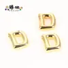 Contas de Letra de Cobre Dourado 20mm Transfronteiriças Pingente DIY Colar Pulseira Tendência Nicho Semi-Acabado Atacado