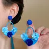 Estilo Vacaciones en la Playa~Aretes de Borla de Concha y Estrella de Mar, Diseño Retro de Nicho, Únicos, Dulces, Delicados y Hermosos Aretes