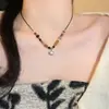 2025 Novo Colar Versátil da Moda para Mulheres Doce Cool Picante Design Garota Corrente de Clavícula de Alta Qualidade Acessório de Nicho