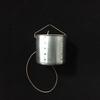 Dispositivo de nidificação de fundo afundado de aço inoxidável, dispositivo de nidificação de ponto fixo de pesca tradicional quadrado aberto, gaiola de nidificação de metal, equipamento de pesca
