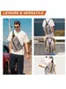 Bolso Bandolera de Lona, Bolso Cruzado Pequeño, Mochila Casual, Adecuado para Ciclismo al Aire Libre, Senderismo, Viajes