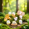 Paisaje en Miniatura Creativo Casa Pequeña Animales Lindos Adornos Botella Paisaje Accesorios Miniatura Mini Adornos Gato