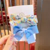Pasador de Pelo para Niñas, Moño, Accesorios para el Cabello, Estilo Coreano, Princesa, Floral, Lindo, Pasador para Bebé, Pinza para el Cabello de Niña Pequeña