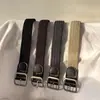 Cinturón elástico ajustado de lona trenzada para mujer, hombre y mujer, estilo coreano, combina con todo, informal, con hebilla de alfiler, para estudiantes.