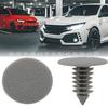 Adecuado para Coche Parachoques de Puerta de Plástico Gris Remache de Presión Clip Clip para Alfombrilla de Piso de Alfombra de Coche Clip de Remache de Plástico