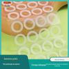 Gaxeta de Silicone Transparente de Grau Alimentício Tampa de Garrafa Redonda Anel de Vedação de Silicone Almofada de Silicone à Prova d'Água Parafuso Borracha Gaxeta Plana