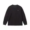 Ropa Vintage Yidao Otoño 2026 Nuevo Estilo Americano Estilo Old Money Rayas Verticales Cuello Redondo Holgada Manga Larga Camiseta para Hombre