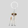 Llavero de Acrílico de Cachorro de Dibujos Animados Transfronterizo 2D para Vacaciones Colgante Plano para Actividad Regalo Pequeño Colgante Creativo para Mochila