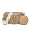 Bolso de Media Luna Explosivo de Cuero Genuino para Mujer Bolso Superior de Piel de Vaca Bolso tipo Silla de Montar de Moda Casual Bolso de Pecho Bolso Cruzado al Hombro para Mujer