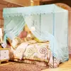 Mosquitero para Habitación de Casa, Estilo Palacio Tradicional de Pie para Verano, Marco, Puerta Única Cifrada Fija, Nuevo Modelo 2023, Cifrado