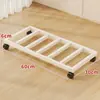 Camión para transportar remolques, ruedas giratorias silenciosas de alta resistencia, carro de placa de hierro, carro tortuga, carrito de plataforma plana, carro de cuatro ruedas abatible