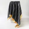 Bufanda de Satén para Mujer Primavera y Verano Seda Artificial Bufanda Cuadrada Pequeña Estampada Bufanda Chal Estilo Europeo y Americano Venta al por Mayor