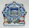 Calcomanía para Refrigerador de Harbin Iglesia de Madera Santa Sofía Heilongjiang Tour Muñeco de Nieve Tigre de Amur Sellos Conmemorativos y Regalos