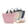 Bolsa de Almuerzo Impermeable Engrosada Nueva 300D Bolsa Térmica Bolsa de Mano de Tela Oxford Bolsa de Picnic Bolsa de Almuerzo Color Sólido