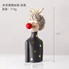 Figuras Creativas de Niña, Decoraciones para Sala de TV y Aparador de Vinos, Jarrones para Escritorio de Oficina, Regalos de Inauguración de Casa