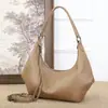 Bolsos de Cuero Genuino de Comercio Exterior para Mujer, Suministro Directo desde la Fábrica de Origen, Bolsos de Axila de Piel de Vaca Suave de Primera Capa, Diseño Simple, Gran Capacidad, Suministro al por Mayor