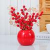 Fruta da sorte de frutas vermelhas flor artificial flor artificial decoração flor de decoração para sala de jantar mesa de jantar flor de Ano Novo decoração de casa decoração de buquê