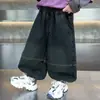 Jeans para niño 2026 otoño nuevo estilo moda coreana infantil pantalones jogger de moda pantalones casuales primavera y otoño modernos