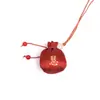 Exquisito Mini Sachet de Artemisa Bendición Zen Regalo Colgante para Teléfono Colgante para Coche Empaque de Tarjeta de Papel Sachet