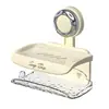 Jabonera de Ventosa Jabonera de Pared Estante de Almacenamiento para Baño sin Taladro Estante de Drenaje para Jabón para el Hogar en el Baño Venta al por Mayor
