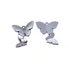 20x18mm 1,7g Prata Antiga DIY Acessórios para Roupas Pingente de Borboleta