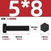 Tornillos Externos Hexagonales de Alta Resistencia Grado 8.8, Pernos Hexagonales Negros, Tornillos Extendidos, Rosca Inversa M6M8M10M12M36