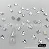 Estilo Individual Blanco (Opcional) Pedrería para Uñas de Forma Irregular con Base Plana, Pedrería de Vidrio, Pedrería de Cristal, Artículo Popular de Celebridad de Internet